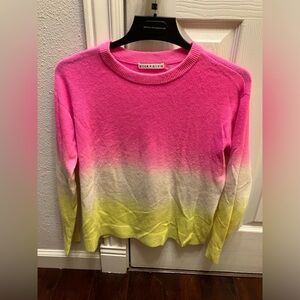 Alice + Olivia Cashmere Sunset Sweater
